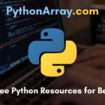 top 5 Free Python Resources