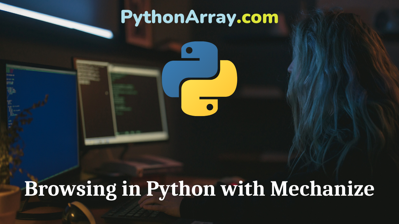 Browsing in Python with Mechanize