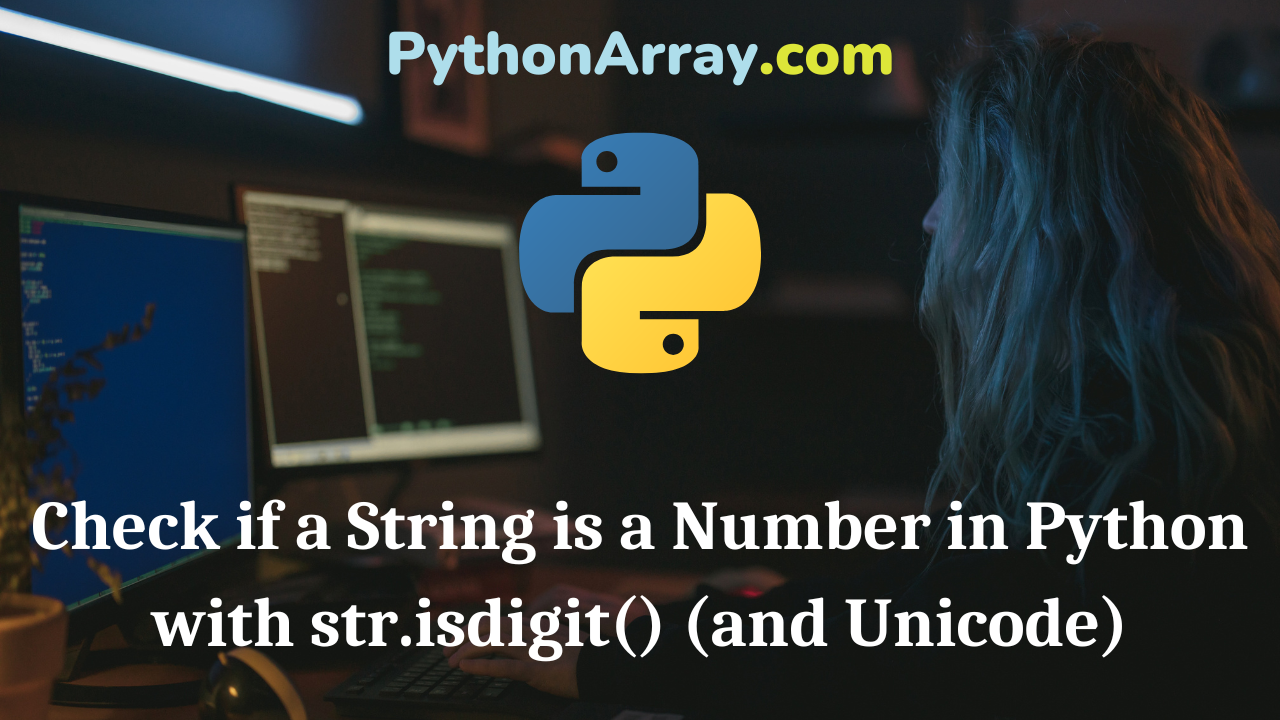 Check if a String is a Number in Python with str.isdigit() (and Unicode)