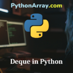 Deque in Python