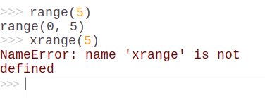 Example 15. The Range() function in Python 3.