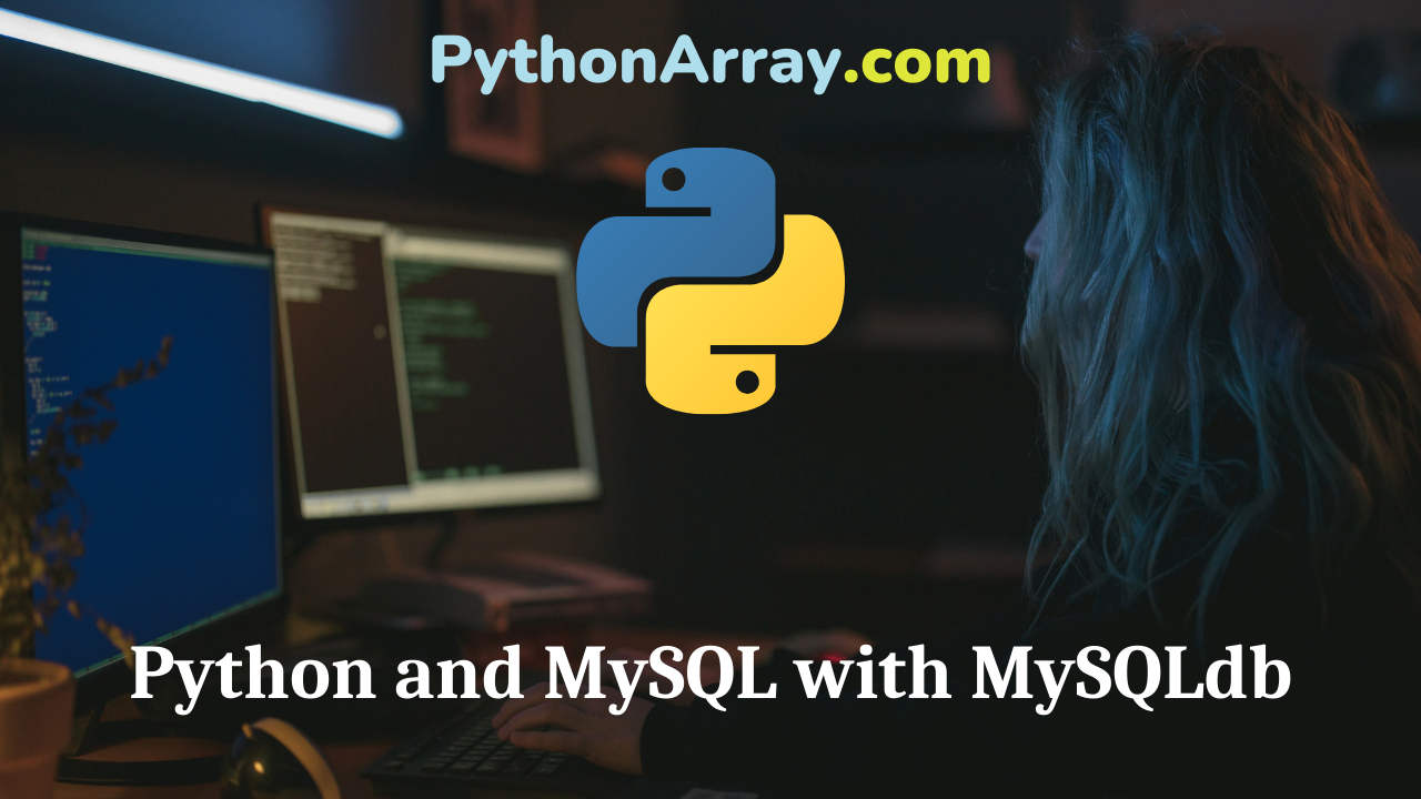 Python and MySQL with MySQLdb